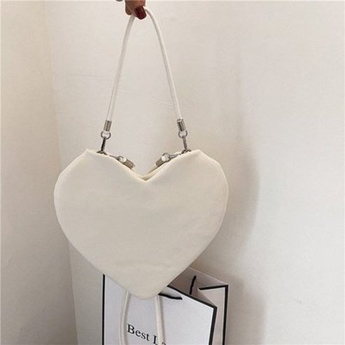Heart Shoulder Bag Handbags Checkered Shoulder Bag for Women · Dondepiso