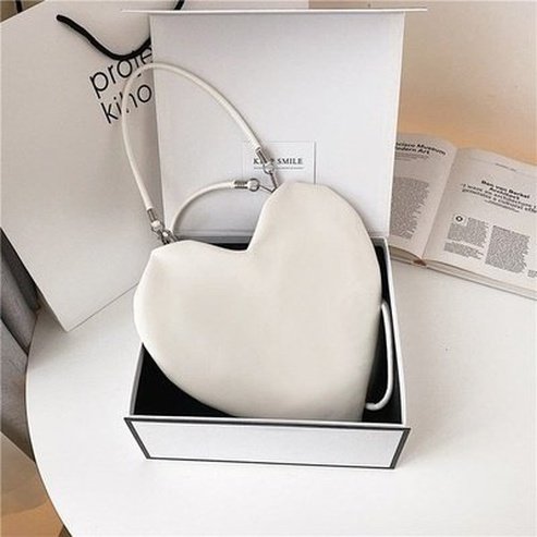 Heart Shoulder Bag Handbags Checkered Shoulder Bag for Women · Dondepiso