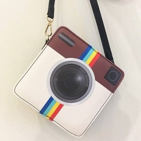 Instagram Camera Shoulder Bag Handbags, Wallets & Cases Black Kawaii Creative Instagram Camera Shoulder Bag · Dondepiso