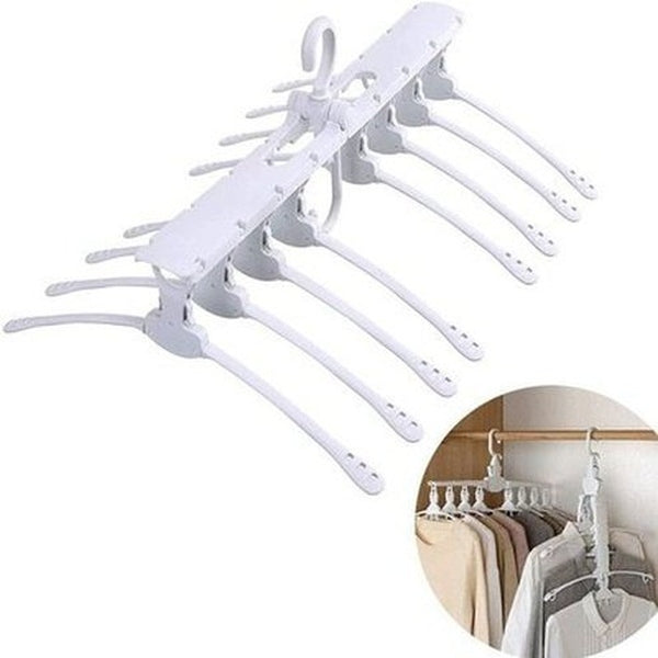 Multi Clip Clothes Hanger Hangers Rotating Multi Clip Hanger Clotset Organizer · Dondepiso