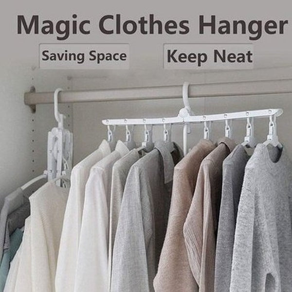 Multi Clip Clothes Hanger Hangers Rotating Multi Clip Hanger Clotset Organizer · Dondepiso