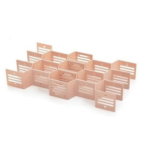 Honeycomb Drawer Divider Household Drawer Organizer Inserts Pink Honeycomb Drawer Divider Organizer Insert – Dondepiso