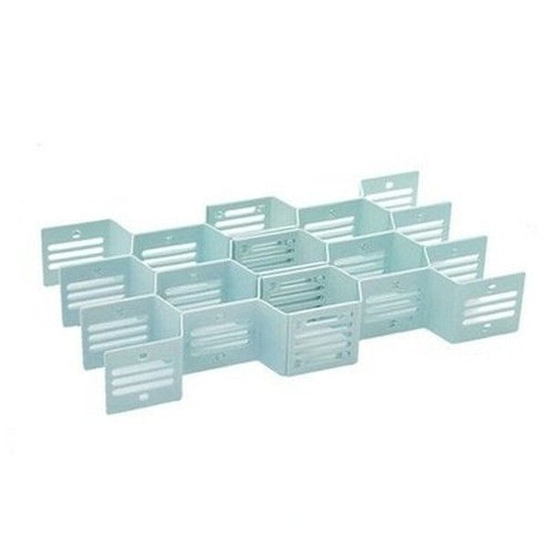 Honeycomb Drawer Divider Household Drawer Organizer Inserts light blue Honeycomb Drawer Divider Organizer Insert – Dondepiso