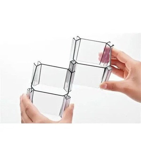 Acrylic Drawer Divider Household Drawer Organizer Inserts Grey Underwear Cell Divider Drawer Organizer – Dondepiso