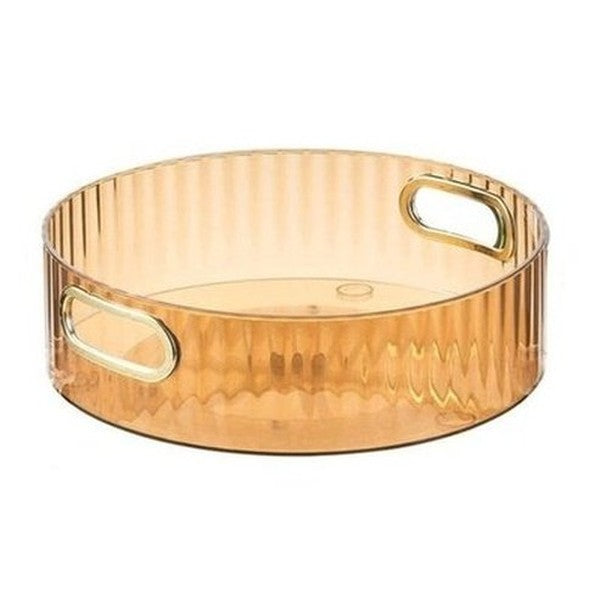 Rotating Sundries Organizer Tray Household Storage Containers Orange 360 Degree Rotating Sundries Organizer Tray · Dondepiso