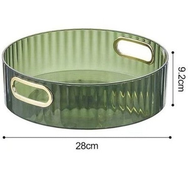 Rotating Sundries Organizer Tray Household Storage Containers 360 Degree Rotating Sundries Organizer Tray · Dondepiso