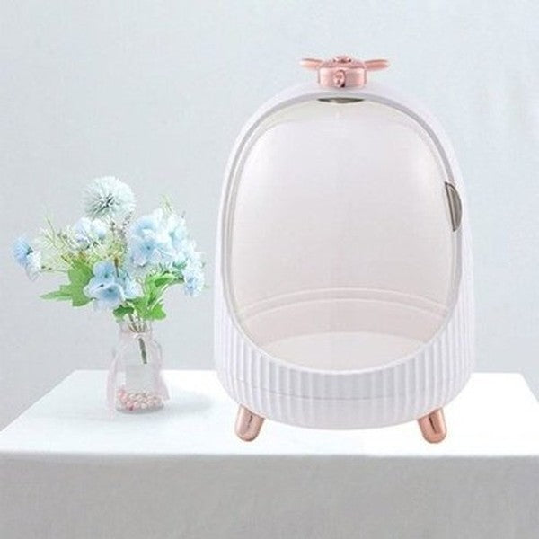 Makeup Container Dustproof Household Storage Containers Makeup Container Transparent Dustproof Cover – Dondepiso
