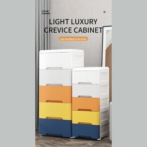 Plastic Chest Of Drawers Household Storage Containers Multicolor Multicolor 5-Layer Plastic Chest Of Drawers · Dondepiso