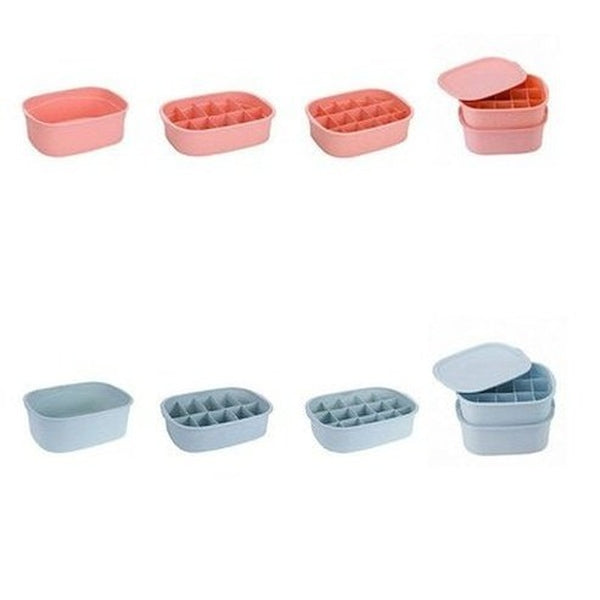 Underwear Divider Box Household Storage Containers Plastic Organizer Underwear Divider Box · Dondepiso