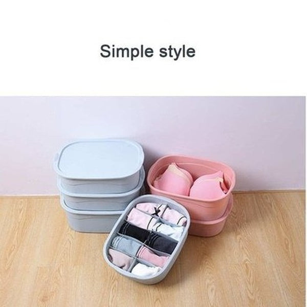 Underwear Divider Box Household Storage Containers Plastic Organizer Underwear Divider Box · Dondepiso