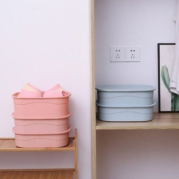 Underwear Divider Box Household Storage Containers Plastic Organizer Underwear Divider Box · Dondepiso