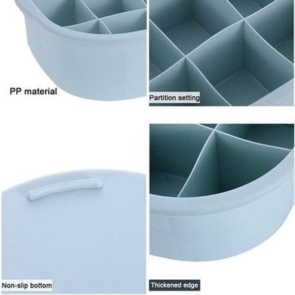 Underwear Divider Box Household Storage Containers Plastic Organizer Underwear Divider Box · Dondepiso