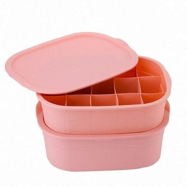 Underwear Divider Box Household Storage Containers Plastic Organizer Underwear Divider Box · Dondepiso