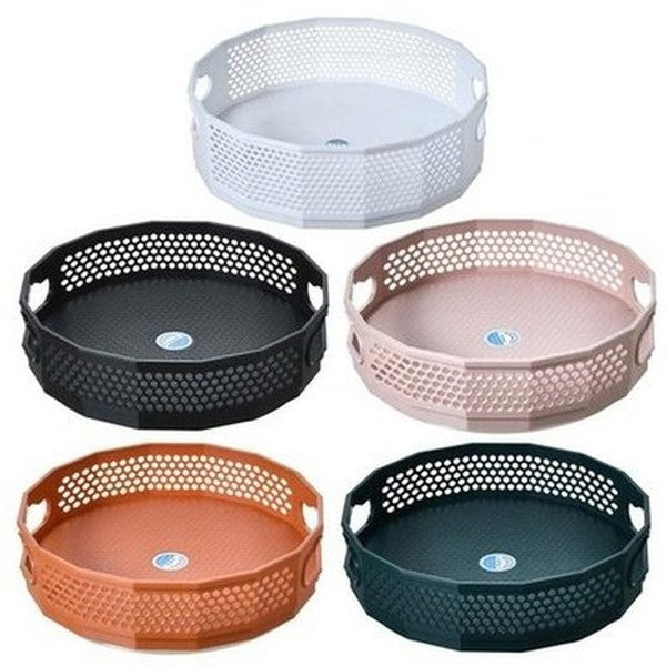 Rotating Sundries Storage Tray Household Storage Containers Rotating Large Capacity Sundries Storage Tray – Dondepiso