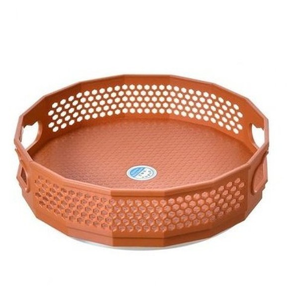 Rotating Sundries Storage Tray Household Storage Containers Orange Rotating Large Capacity Sundries Storage Tray – Dondepiso