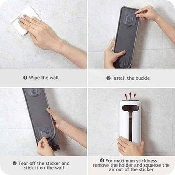 Plastic Bag Storage Rack Household Storage Containers White Wall Hanging Plastic Bag Storage Rack · Dondepiso