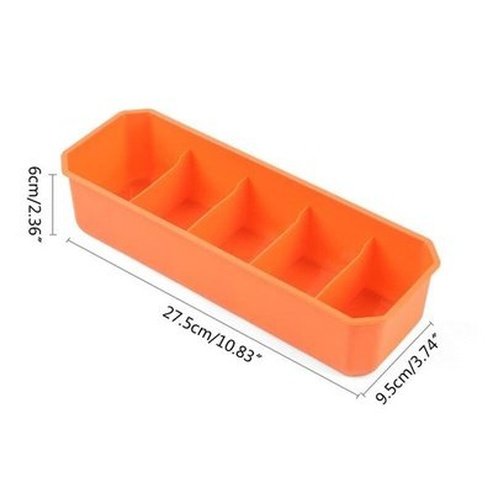 Divided Drawer Organizer Household Storage Drawers 5 Grid Bra Divided Drawer – Dondepiso