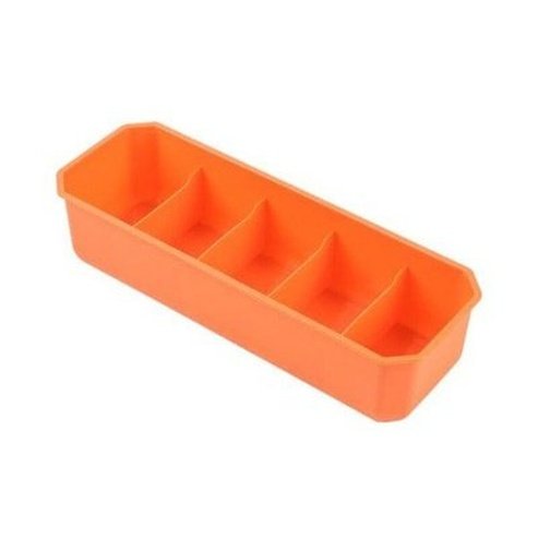 Divided Drawer Organizer Household Storage Drawers Orange 5 Grid Bra Divided Drawer – Dondepiso