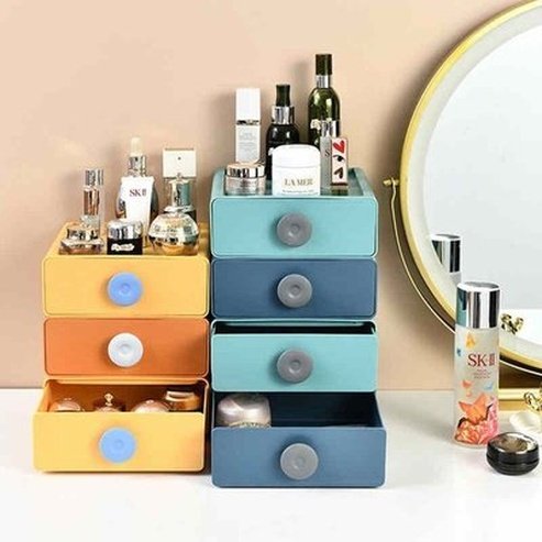 Stackable Storage Drawers Household Storage Drawers Stackable Plastic Storage Drawers for Sundries – Dondepiso