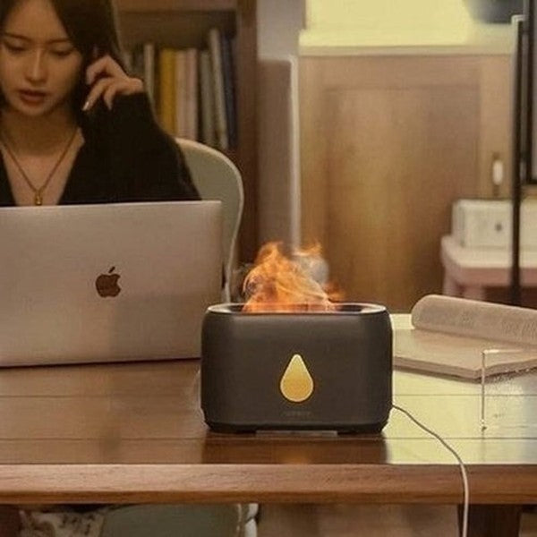 Small Flame Humidifier Aromatherapy Lamp