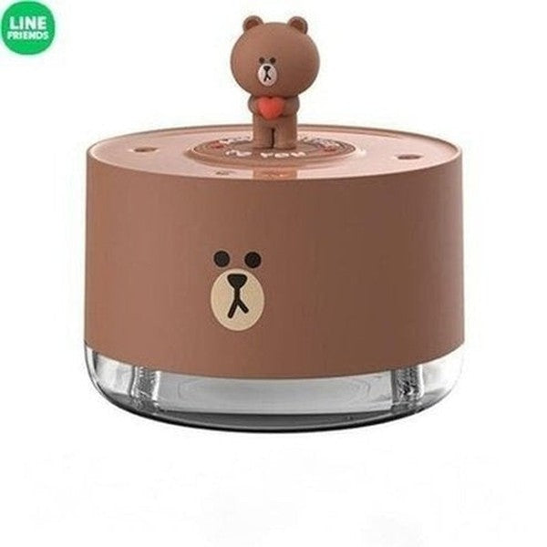 LINE FRIENDS Box Humidifier Humidifiers Brown LINE FRIENDS Kawaii Brown Sally Cartoon Music Box - Dondepiso