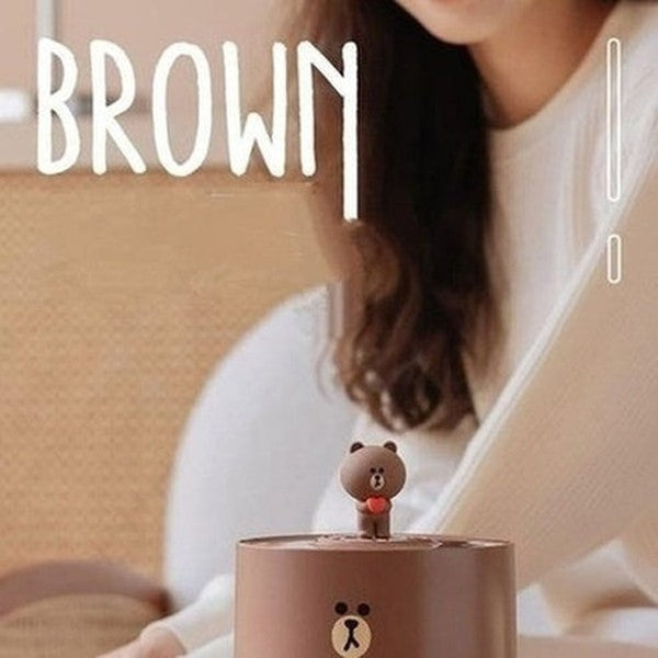 LINE FRIENDS Box Humidifier Humidifiers Brown LINE FRIENDS Kawaii Brown Sally Cartoon Music Box - Dondepiso