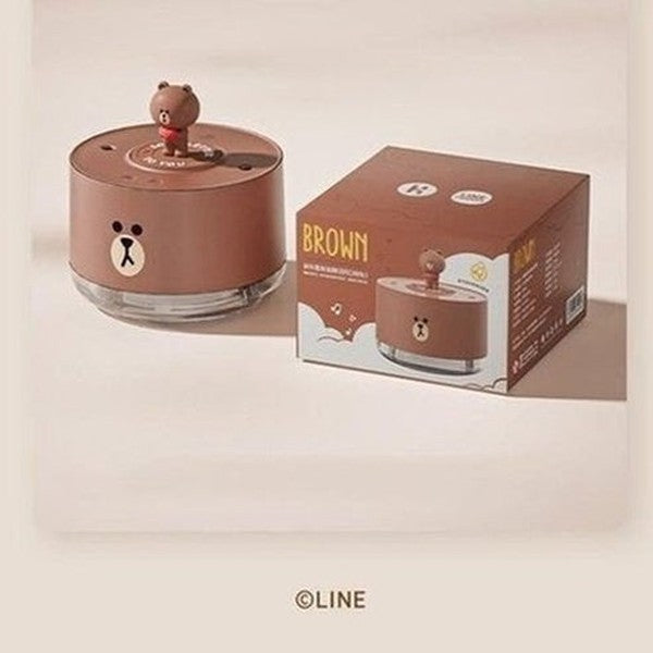 LINE FRIENDS Box Humidifier Humidifiers Brown LINE FRIENDS Kawaii Brown Sally Cartoon Music Box - Dondepiso