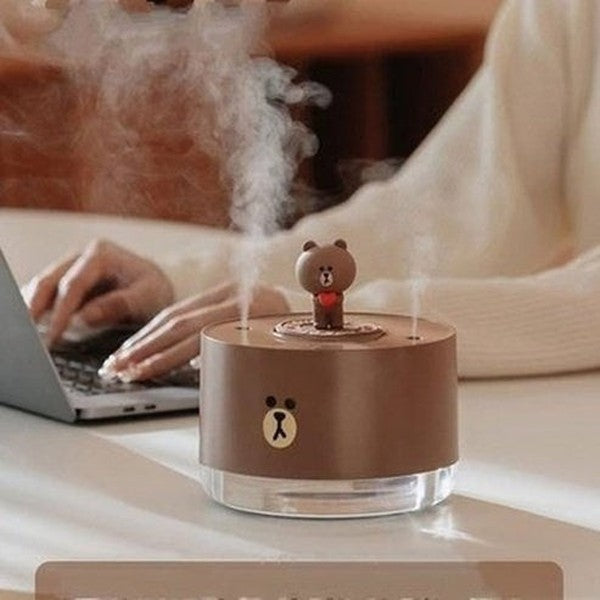 LINE FRIENDS Box Humidifier Humidifiers Brown LINE FRIENDS Kawaii Brown Sally Cartoon Music Box - Dondepiso