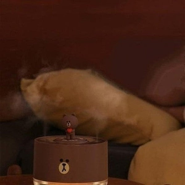 LINE FRIENDS Box Humidifier Humidifiers Brown LINE FRIENDS Kawaii Brown Sally Cartoon Music Box - Dondepiso