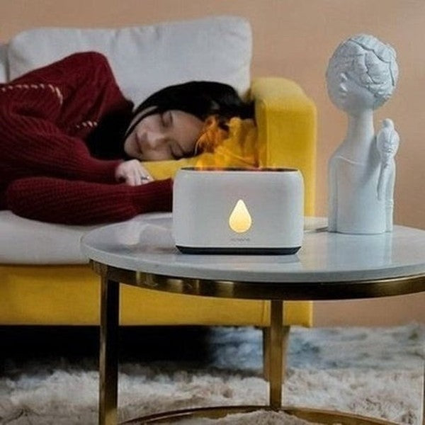 Small Flame Humidifier Aromatherapy Lamp