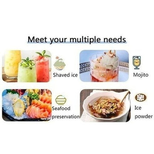 Electric Ice Crusher Ice Crushers & Shavers Green Electric Kitchen Ice Crusher USB Charging · Dondepiso