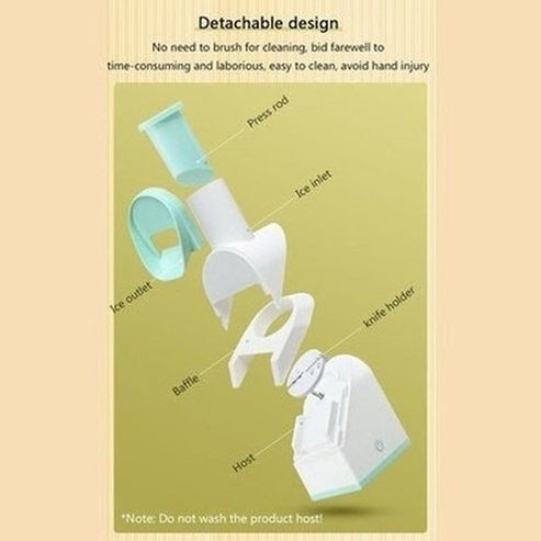 Electric Ice Crusher Ice Crushers & Shavers Green Electric Kitchen Ice Crusher USB Charging · Dondepiso