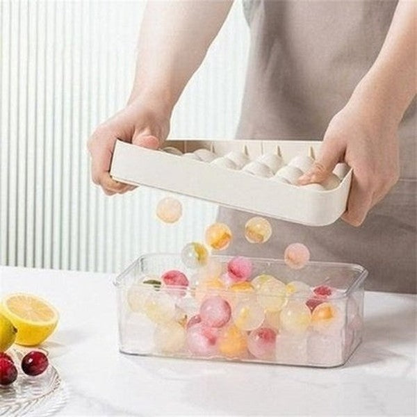 Ice Cube Mold Box Ice Cube Trays Multi-Grid Ice Cube Box Reusable Mold · Dondepiso