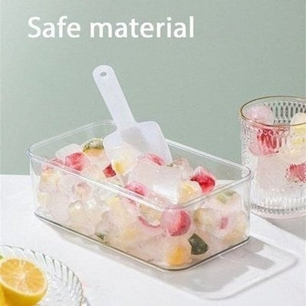 Ice Cube Mold Box Ice Cube Trays Multi-Grid Ice Cube Box Reusable Mold · Dondepiso