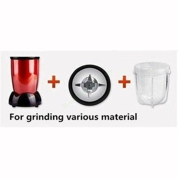 Electric Fruit Juicer Juicers Red 2 Cups 2 Blades Electric Fruit Juicer · Dondepiso