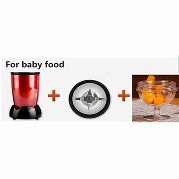 Electric Fruit Juicer Juicers Red 2 Cups 2 Blades Electric Fruit Juicer · Dondepiso