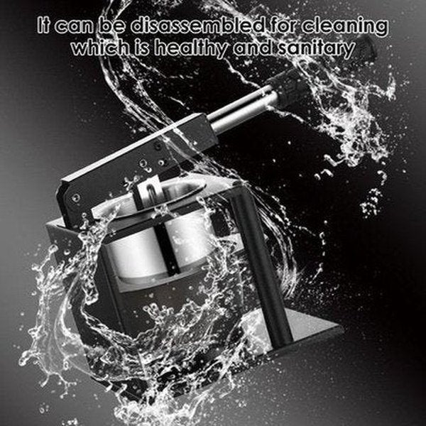 Manual Press Juicer Juicers Black Heavy-Duty Stainless Steel Manual Juicer With Rod · Dondepiso