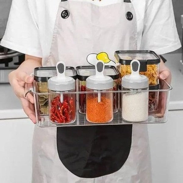 Sundries Organizer Rack Kitchen Cabinet Organizers White Double-layer kitchen organizer rack – Dondepiso