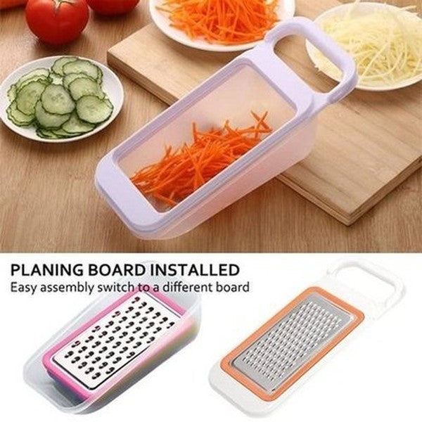 Adjustable Veggie Cutter Kitchen Slicers 4Pcs Set 4 in 1 Multifunction Fruit Vegetable Slicer Set - Dondepiso