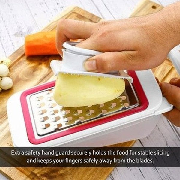 Adjustable Veggie Cutter Kitchen Slicers 4Pcs Set 4 in 1 Multifunction Fruit Vegetable Slicer Set - Dondepiso