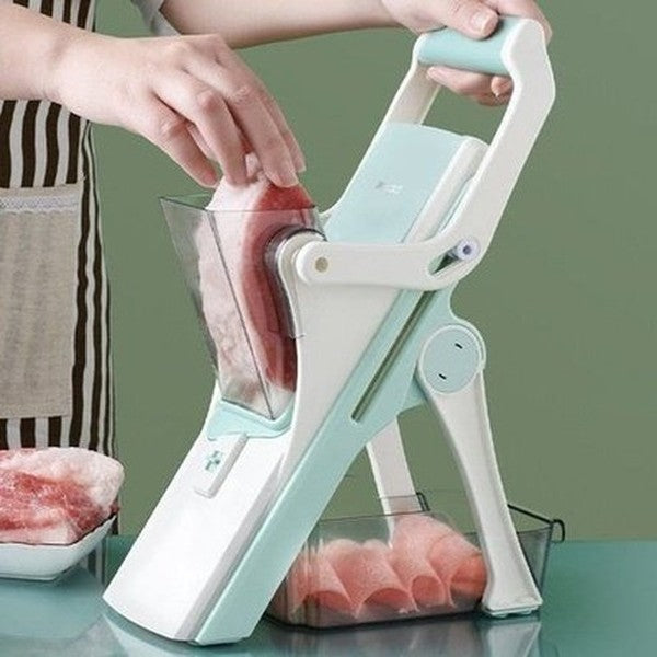 5-1 Cutter Slicer Kitchen Slicers Green 5 In 1 Kitchen Food Slicer With Basket · Dondepiso