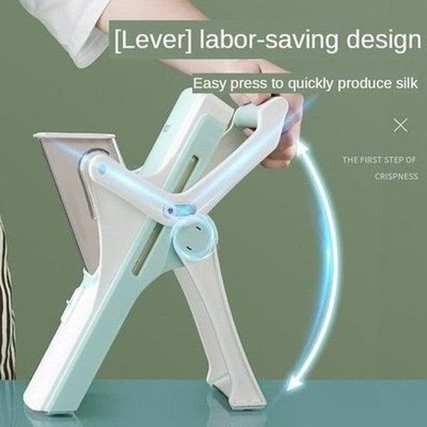 5-1 Cutter Slicer Kitchen Slicers Green 5 In 1 Kitchen Food Slicer With Basket · Dondepiso