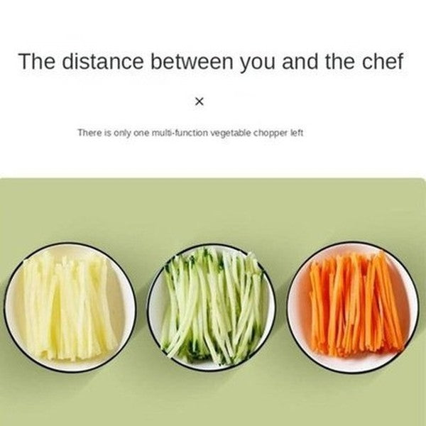 5-1 Cutter Slicer Kitchen Slicers Green 5 In 1 Kitchen Food Slicer With Basket · Dondepiso