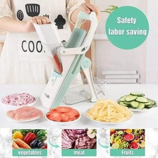 Safe Mandolin Slicer Kitchen Slicers 5-in-1 safe mandoline vegetable slicer – Dondepiso