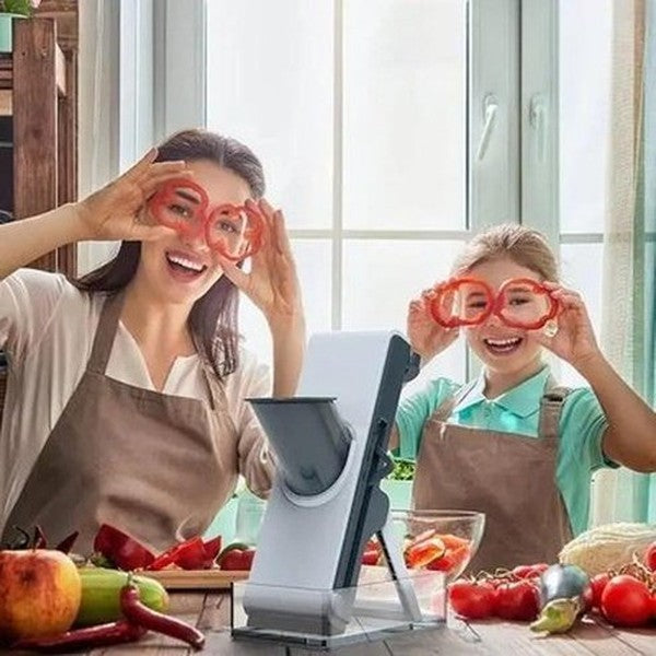 Safe Mandolin Slicer Kitchen Slicers 5-in-1 safe mandoline vegetable slicer – Dondepiso