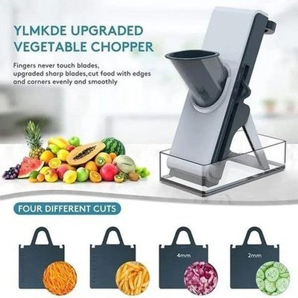 Safe Mandolin Slicer Kitchen Slicers 5-in-1 safe mandoline vegetable slicer – Dondepiso