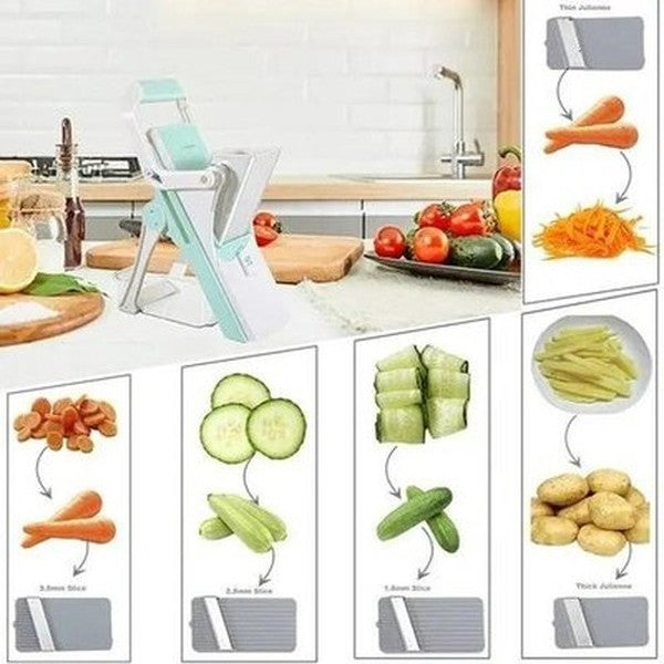 Safe Mandolin Slicer Kitchen Slicers 5-in-1 safe mandoline vegetable slicer – Dondepiso