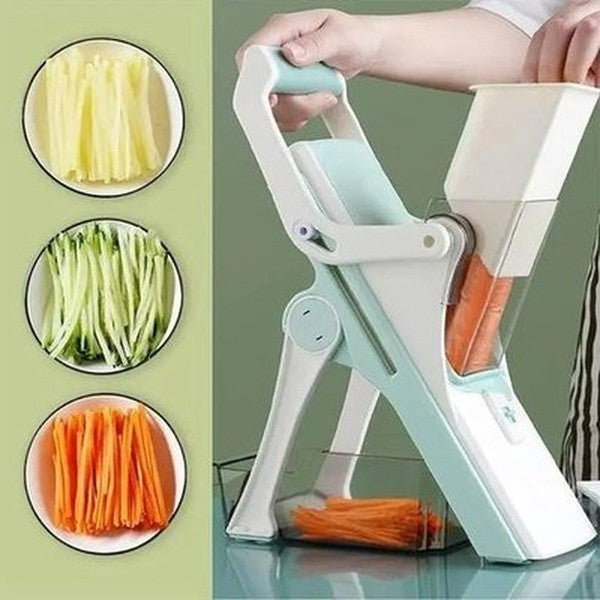 Safe Mandolin Slicer Kitchen Slicers 5-in-1 safe mandoline vegetable slicer – Dondepiso