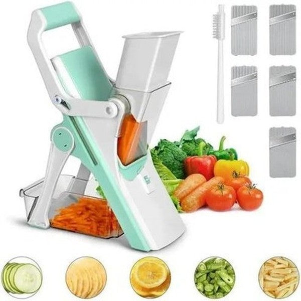 Safe Mandolin Slicer Kitchen Slicers 5-in-1 safe mandoline vegetable slicer – Dondepiso