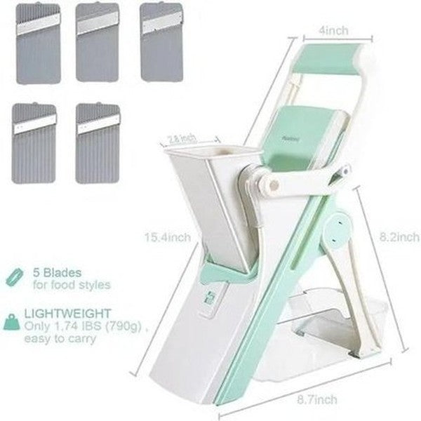 Safe Mandolin Slicer Kitchen Slicers 5-in-1 safe mandoline vegetable slicer – Dondepiso